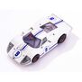 HO Ford GT40 Mk.IV #9 Mega G+ Slot Car, White