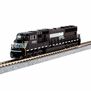 N SD70M Locomotive, Flat Radiator NS #2581 with DCC
