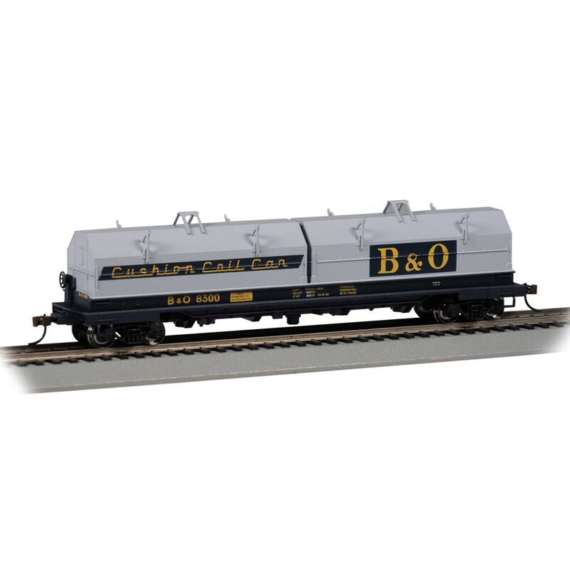 HO 55' Steel Coil Car w/ Coil Load & Angled Hood - Baltimore & Ohio&reg; #8300