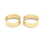 1.9 Brass 0.8" Wheel Clamp Rings (Pair)