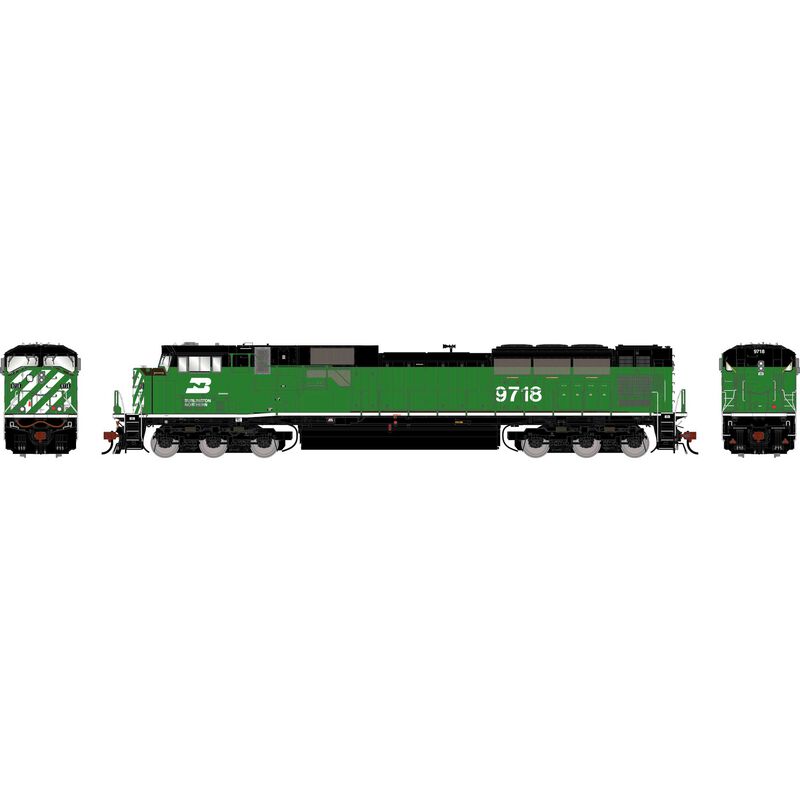 HO GEN SD90MAC Locomotive w/DCC & SOUND, Legendary Liveries BN #9718