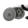 1/10 MW19 1.9 Beadlock Wheels, 12mm Hex, Gray (2)