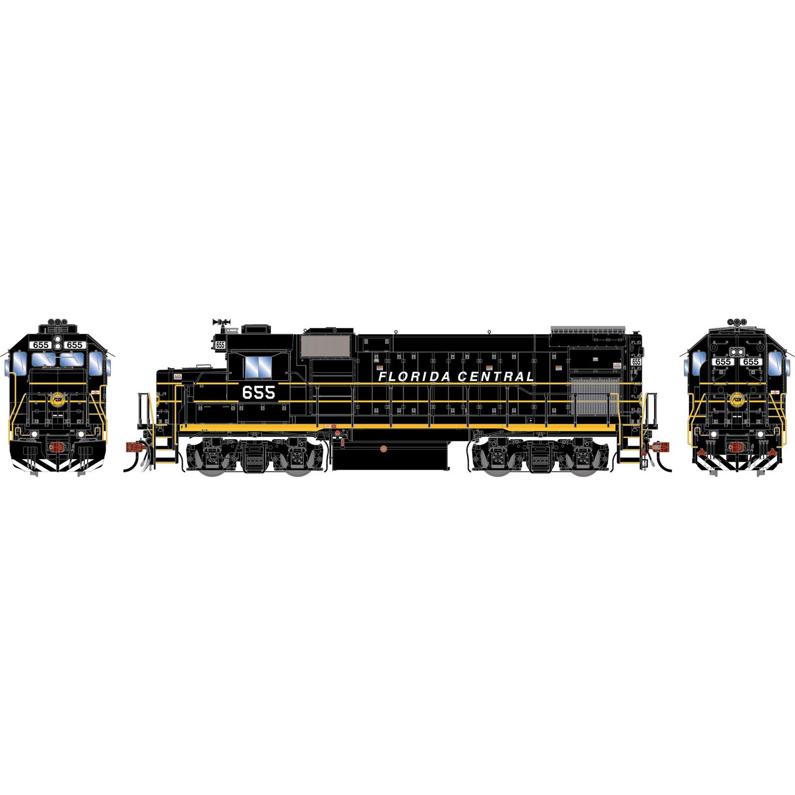 HO GEN GP15-1 Locomotive w/DCC & SOUND, FCEN #655