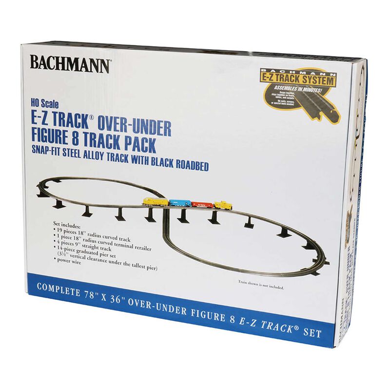 HO Steel EZ Over Under Figure 8 Track Pack