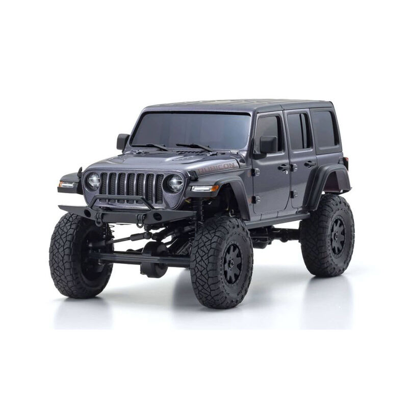1/28 Jeep Wrangler Unlimited Rubicon MINI-Z 4x4 Crawler RTR, Metallic Granite