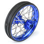 1/4 Pro-Spec Aluminum V2 Bead Rear Wheel Blue/Blue (1): Promoto-MX