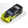 HO 2021 Chevy Camaro ZL1 Mega G+ Slot Car, Wildfire Black & Lime
