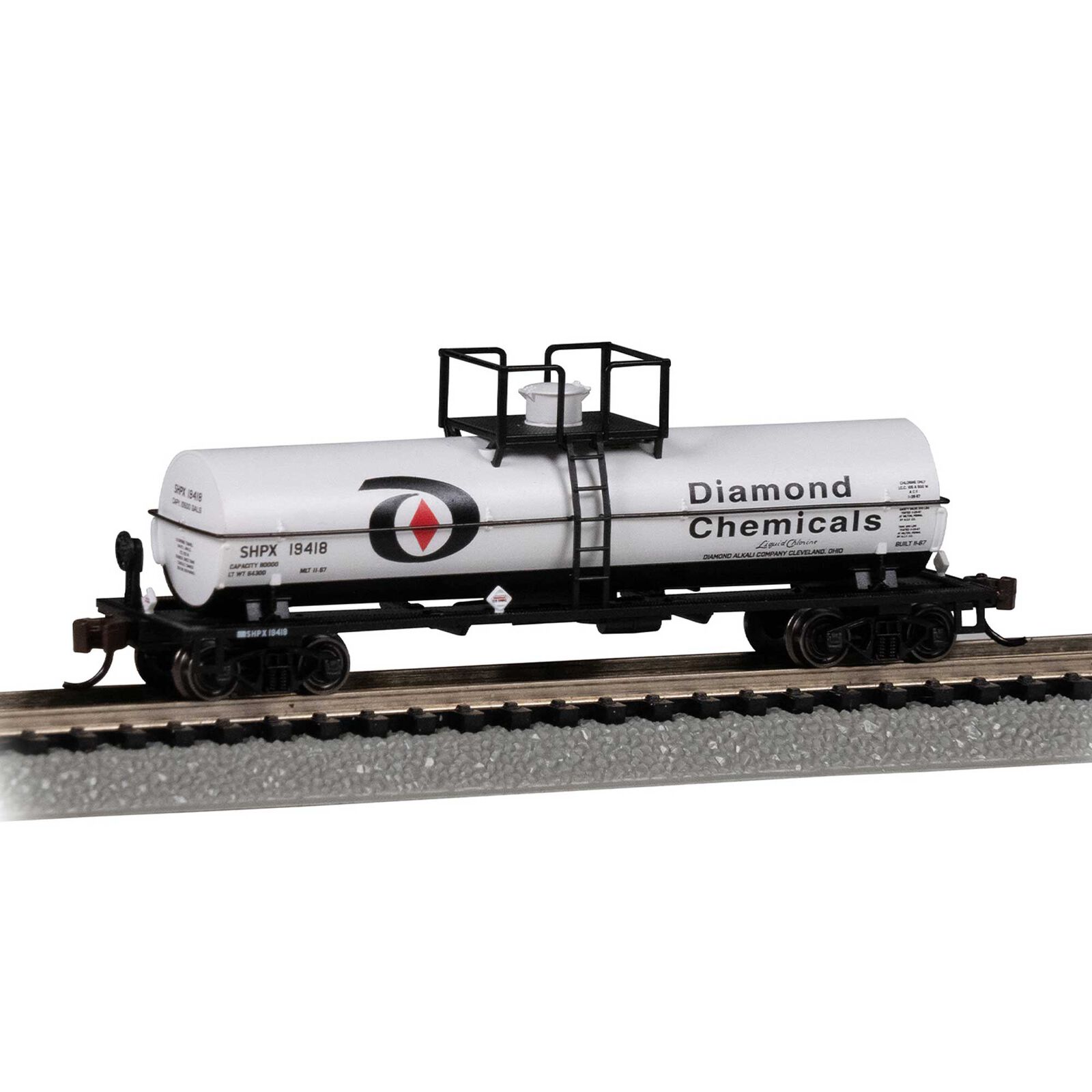 N Chemical Tank Car - Diamond Chemicals #19418
