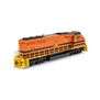 HO GP40-2L Locomotive with DCC & Sound, QGRY #3016