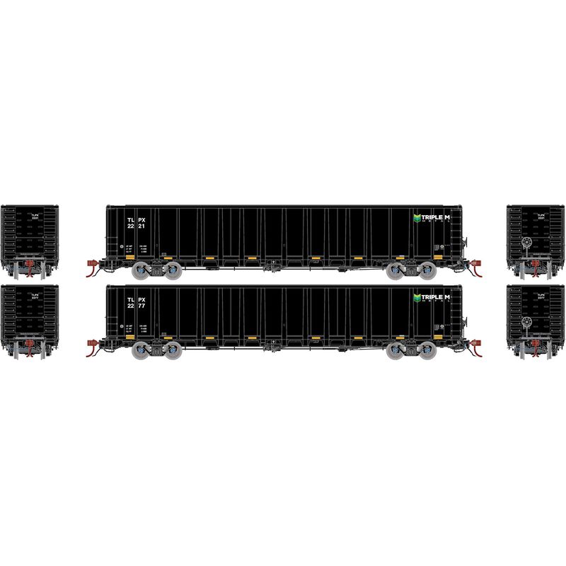 HO NSC 6000 Gondola with Load, TLPX #2221, 2277 (2)