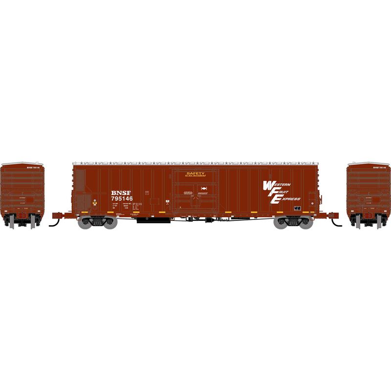 N ATH 57' FGE Mechanical Reefer w/Sound, BNSF 'FRA Reflectors' #795146