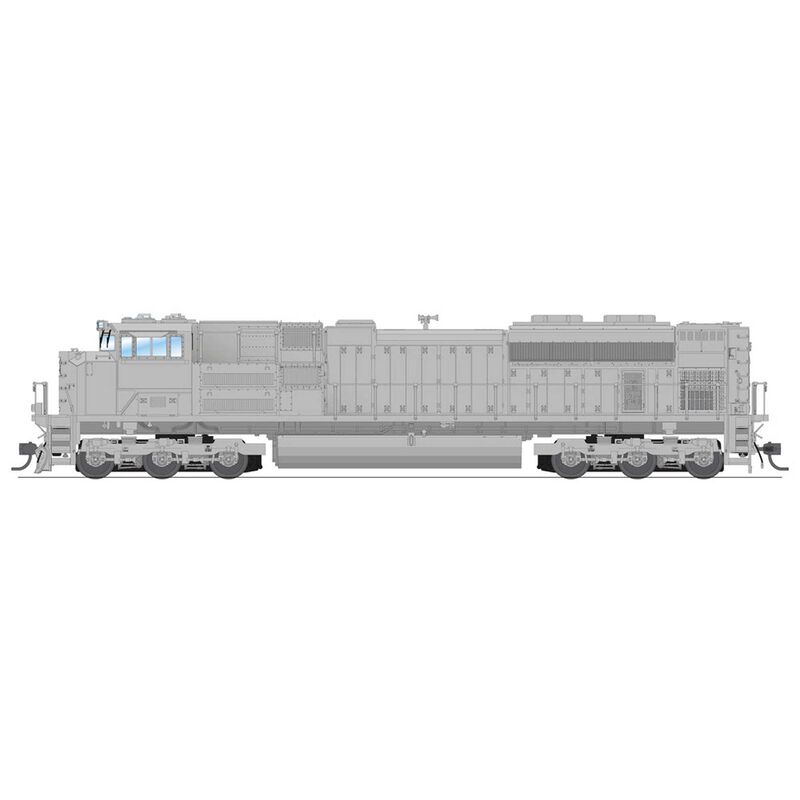 HO EMD SD70ACe Locomotive with DCC & Sound, Unpainted Low Headlight
