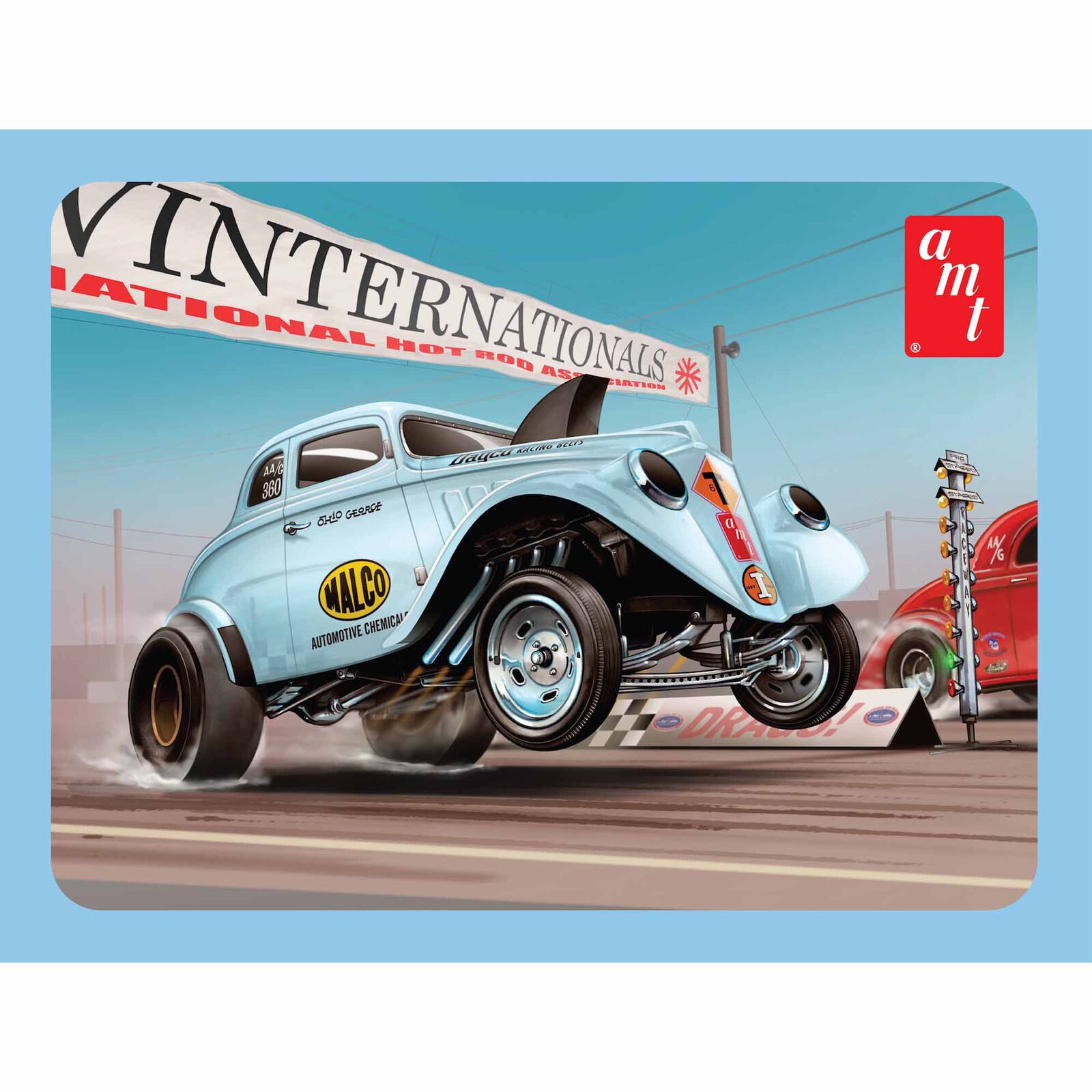 1/25 1933 Willys Gasser Ohio George w/Tin Packaging Model Kit