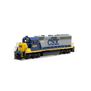 HO GP40-2 Locomotive, CSX #6214