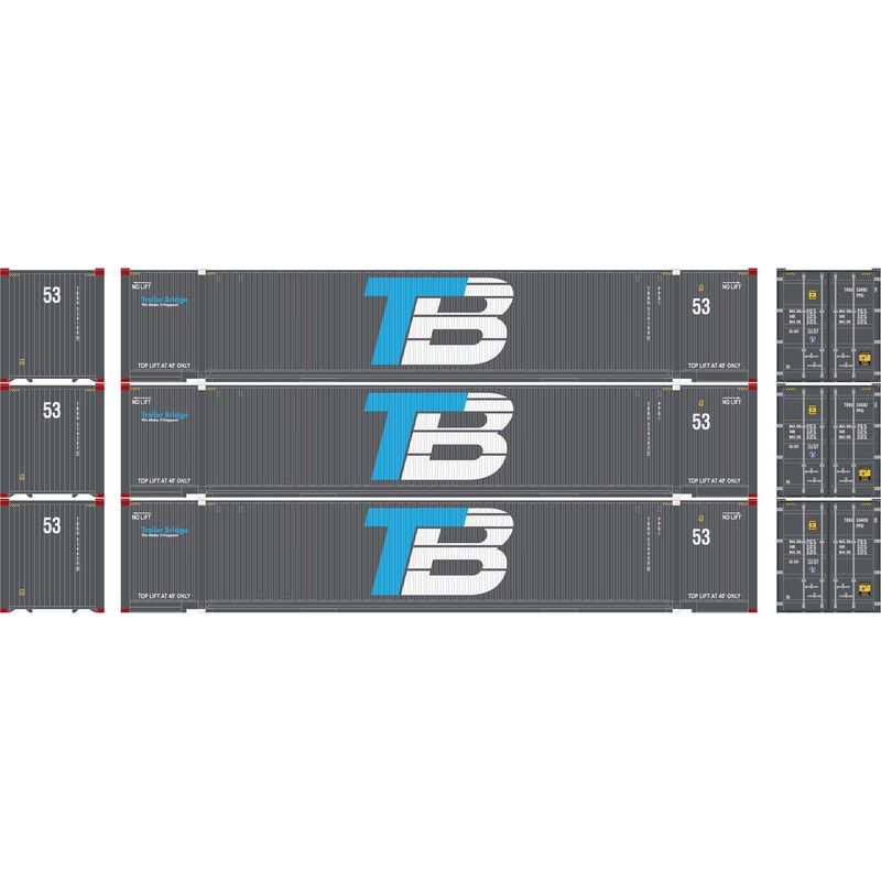 HO ATH 53' Jindo Containers, TRBU #534180 9/534382 2/ 534450 0 (3)