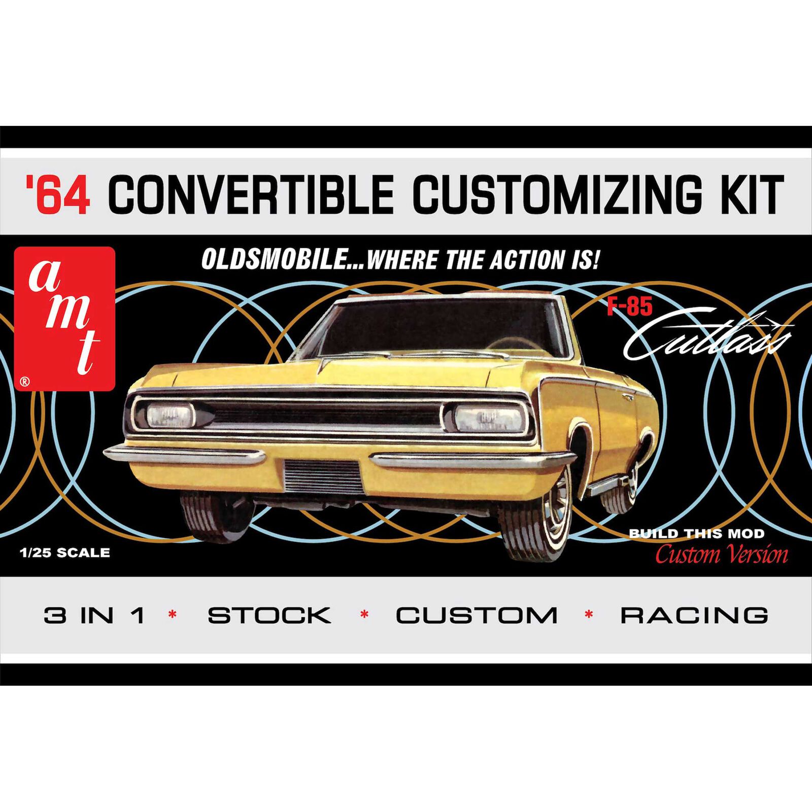 1/25 1964 Olds Cutlass F-85 Convertible Model Kit