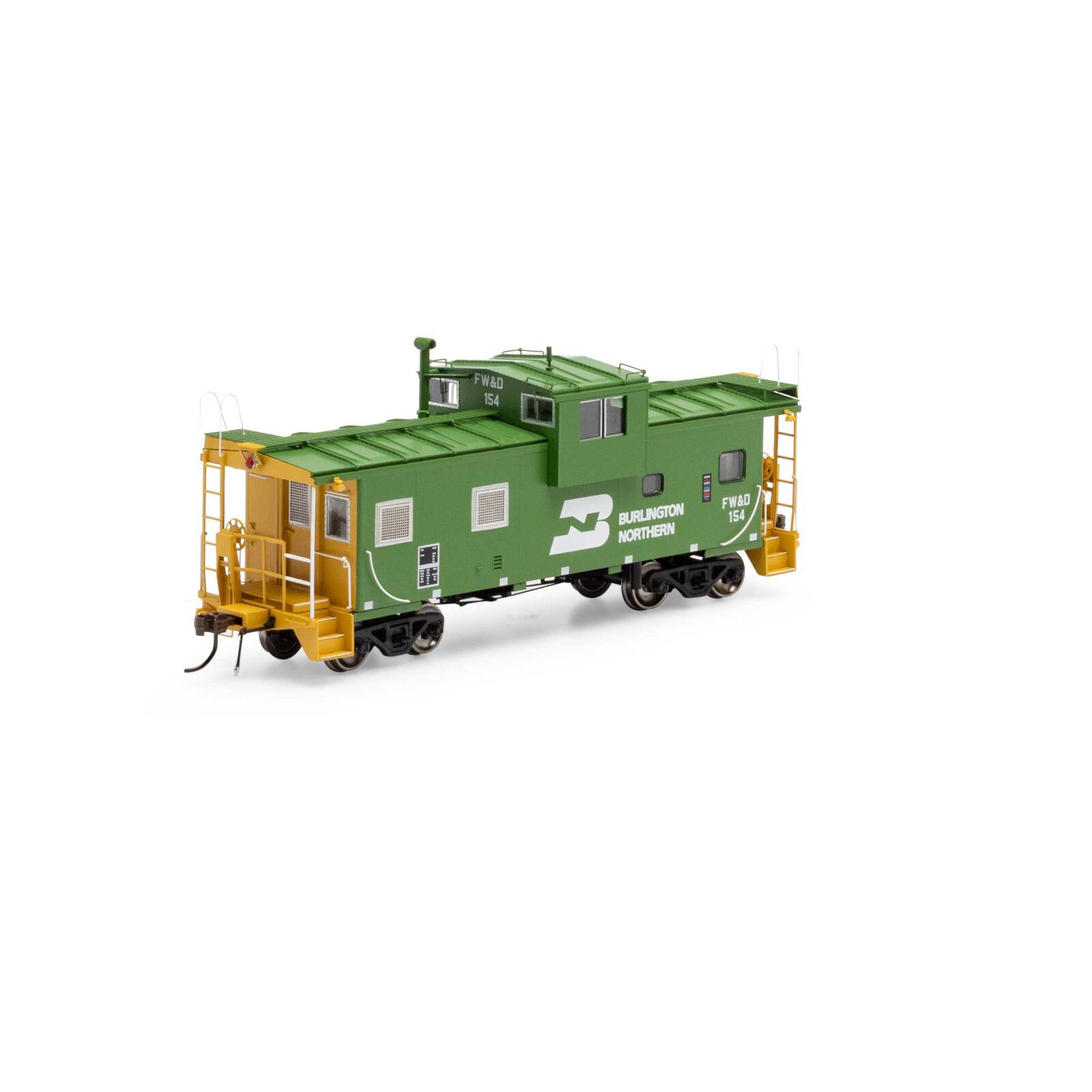 HO GEN ICC Caboose with Lights & Sound, FWD #154