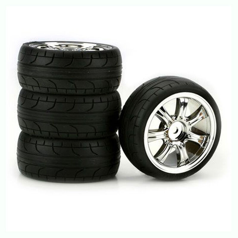 7-Spoke Chrome 2mm Off-Set ST, Radial (4)