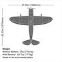 P-47 Razorback 1.2m BNF Basic with AS3X & SAFE Select - SCRATCH & DENT