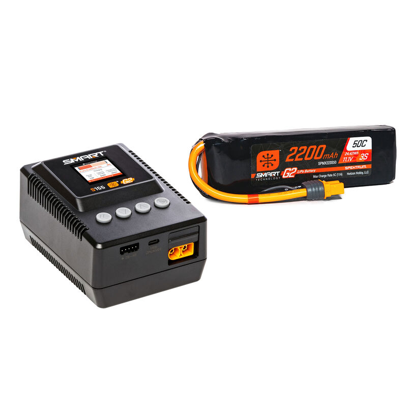 Smart Powerstage Air Bundle: G2 2200mAh 3S LiPo IC3 & S155 Charger