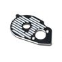 Motor Plate, Machined Aluminum, Black: 22S Sprint