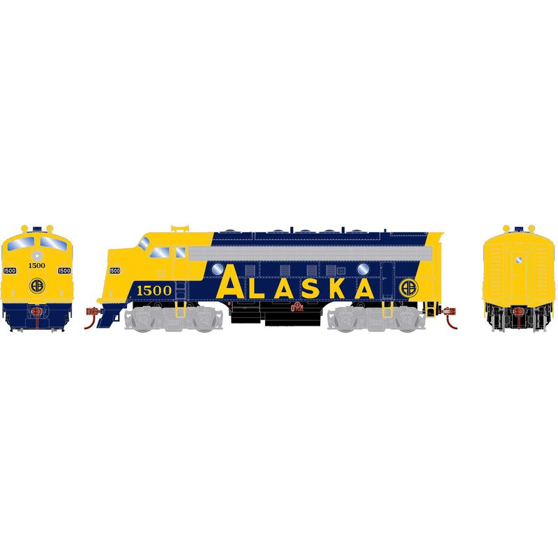 HO RND F7A Locomotive DCC-Ready, ARR #1500