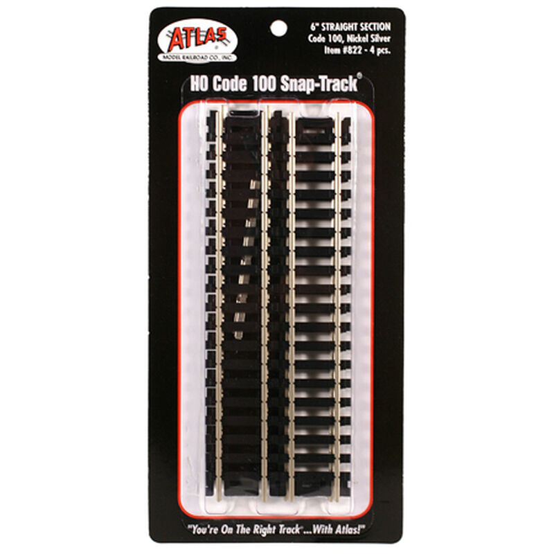 HO Code 100 6" Straight (4)