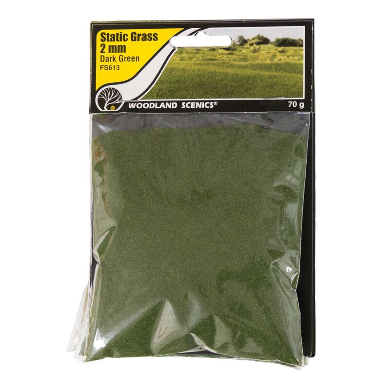 Static Grass Dark Green 2mm