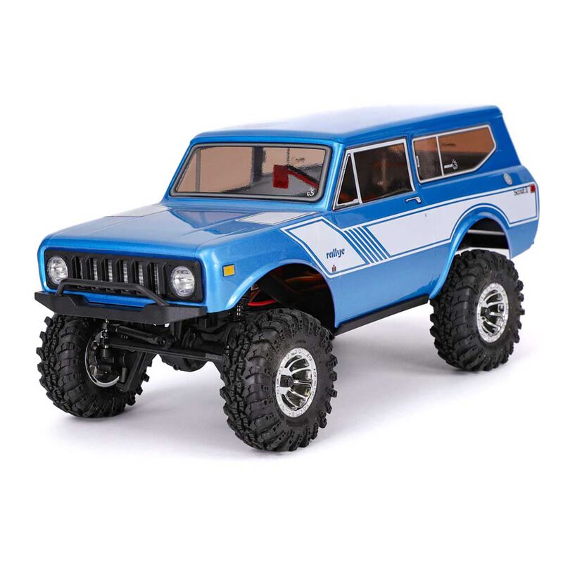 1/18 Ascent-18 International Scout II 4x4 Rock Crawler RTR, Blue