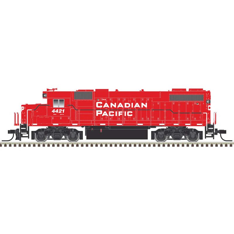N GP38-2 Phase II CPacific 4427, Red/White/Silver