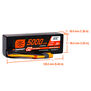 11.1V 5000mAh 3S 50C Smart G2 Hardcase LiPo Battery: IC3