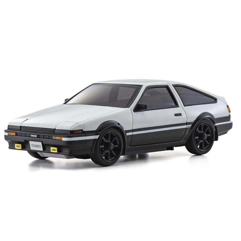 1/28 Toyota Sprinter Trueno AE86 MINI-Z AWD RTR, White/Black