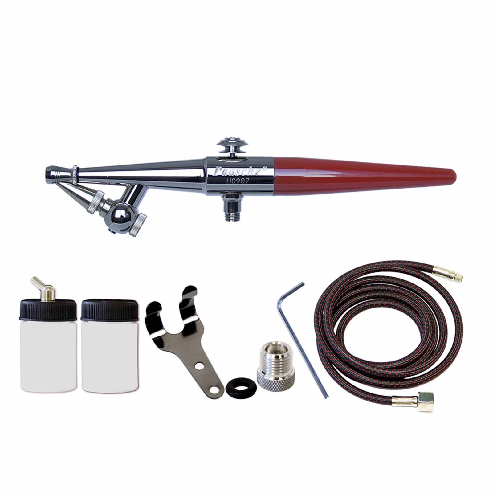 H-1AS Single Action Siphon Feed Airbrush Set & Adapter