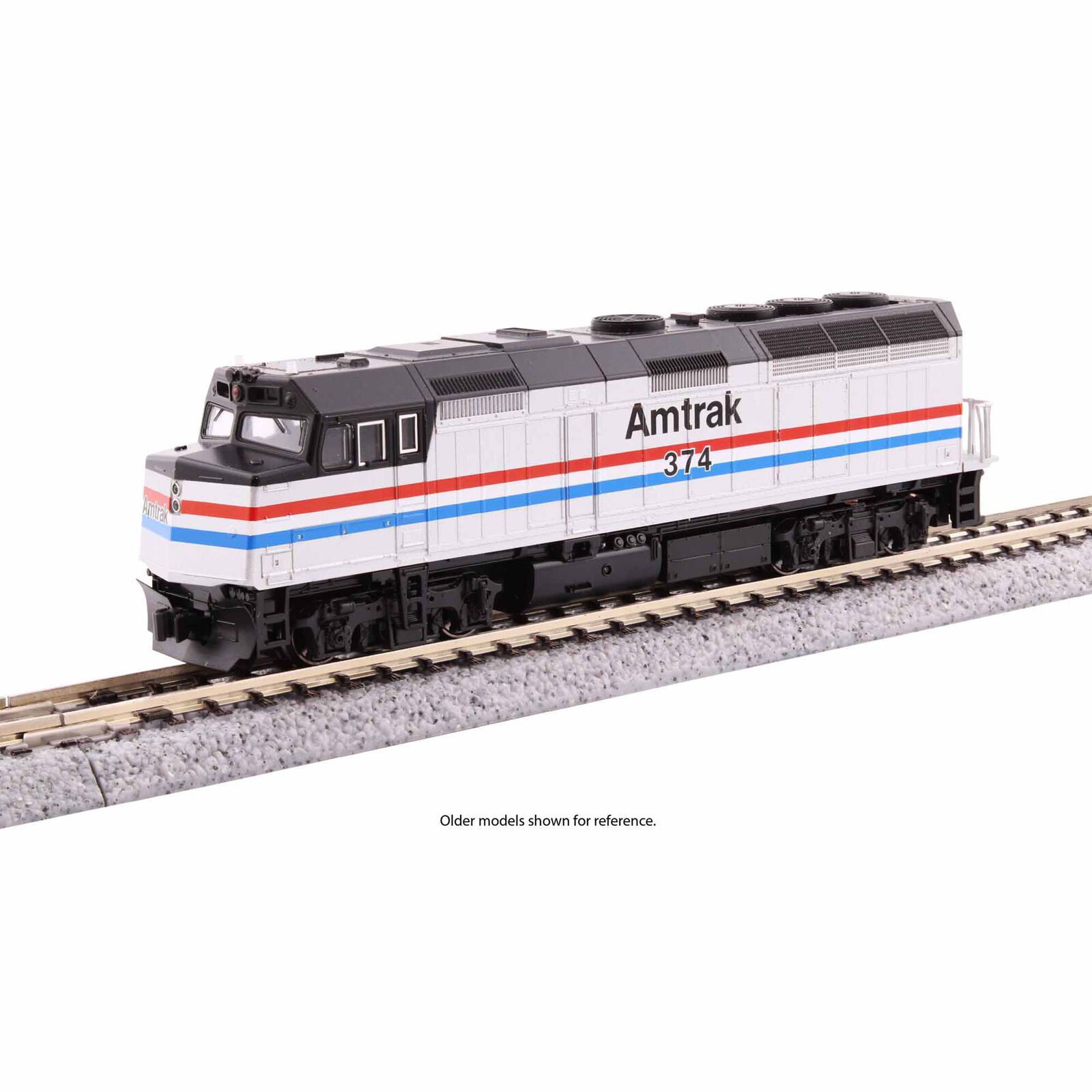 N EMD F40PH No Ditch light Amtrak Phase III #350