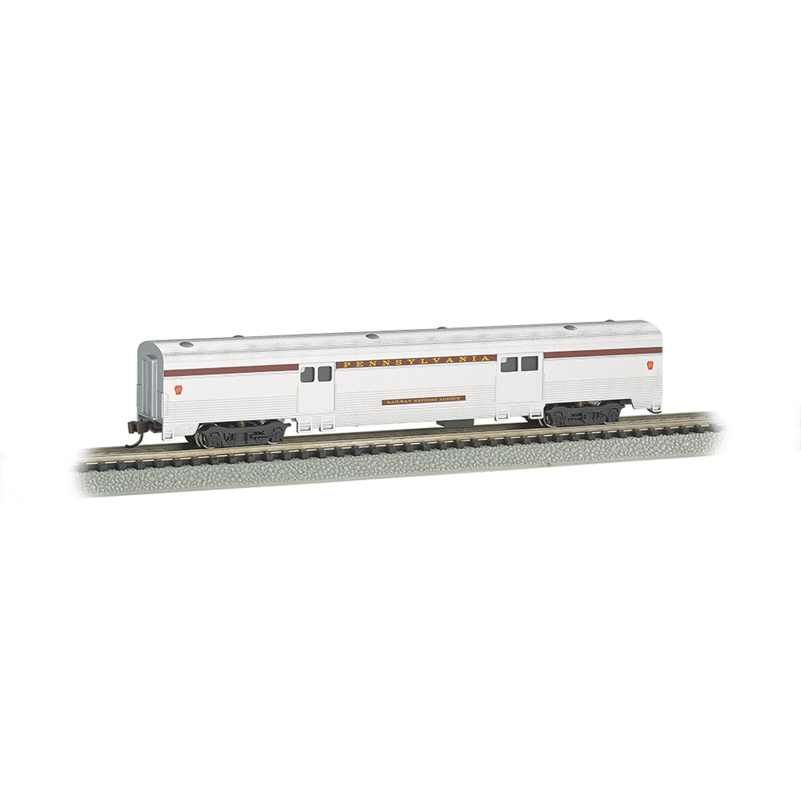 N 72' Fluted Streamline 2-Door Baggage, PRR