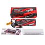 Gens ace 1700mAh 2S 35C 7.4V G-Tech Hardcase Lipo Battery with EC2 Plug