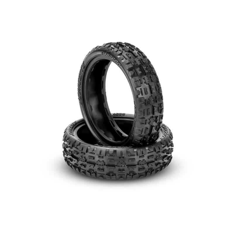 1/10 Swaggoo 2.2" Front 2WD Buggy Tires, Pink Compound (2)