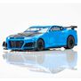 HO 2021 Chevy Camaro ZL1 Mega G+ Slot Car, Rapid Blue
