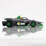 HO Formula N #3 Mega G+ Slot Car, Silver & Green