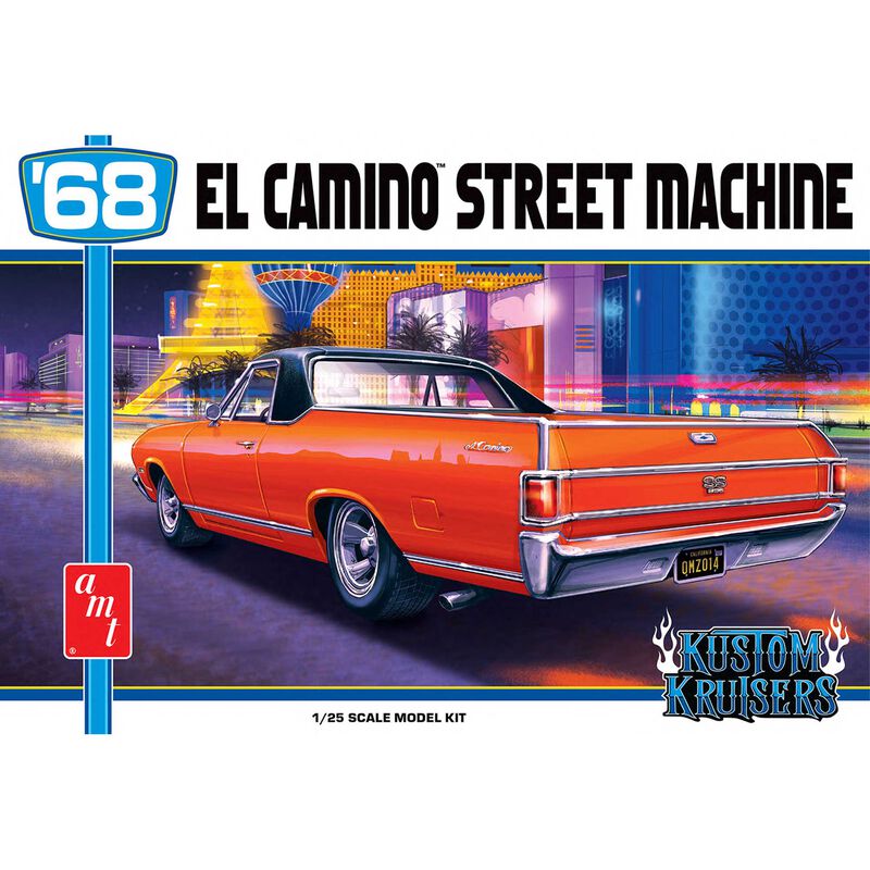 1/25 1968 Chevy El Camino Street Machine Model Kit