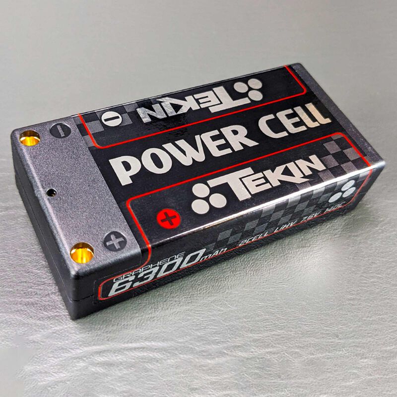 7.6V 6300mAh 2S 140C Shorty LiHV Battery: 5mm bullets