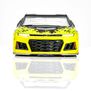 HO 2021 Chevy Camaro ZL1 Mega G+ Slot Car, Wildfire Black & Lime