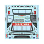 1/12 Pre-Cut 2024 Chevy Silverado Truck Clear Body: Losi NASCAR