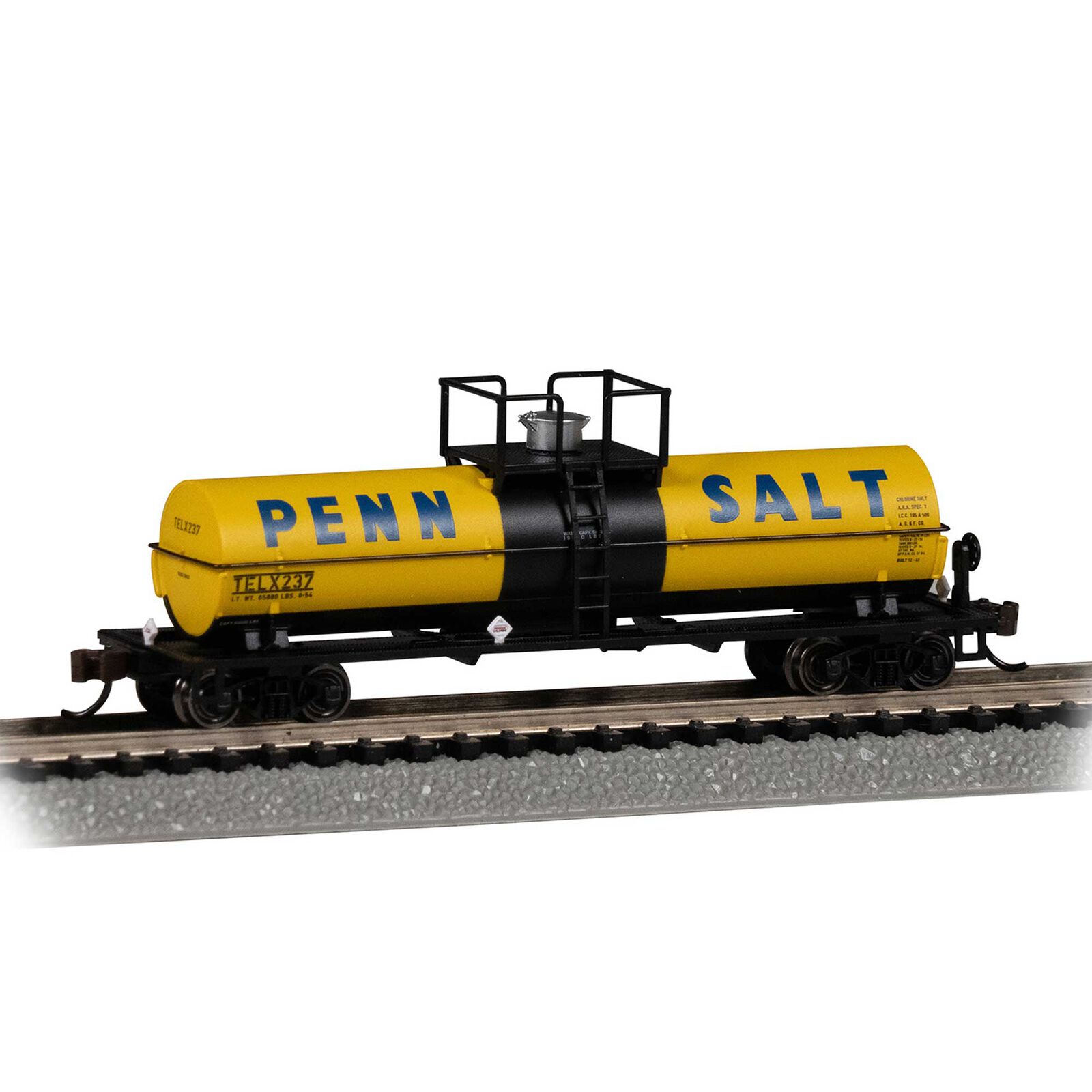 N Chemical Tank Car - Penn Salt #237