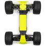 1/10 GORGON 2WD RTR Brushed Monster Truck (Battery & Charger Included), Yellow