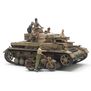 1/35 German Tank Panzerkampfwagen IV Ausf.F & Motorcycle Set North Africa
