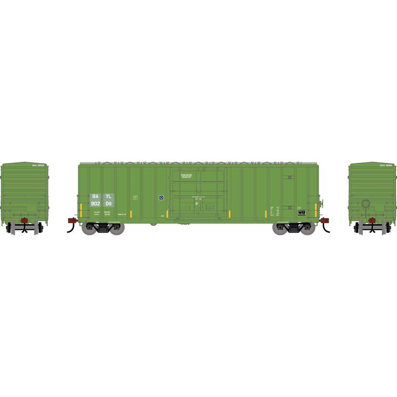HO ATH 50' FMC 5327 12' Plug Door Box Car, BAYL #90208