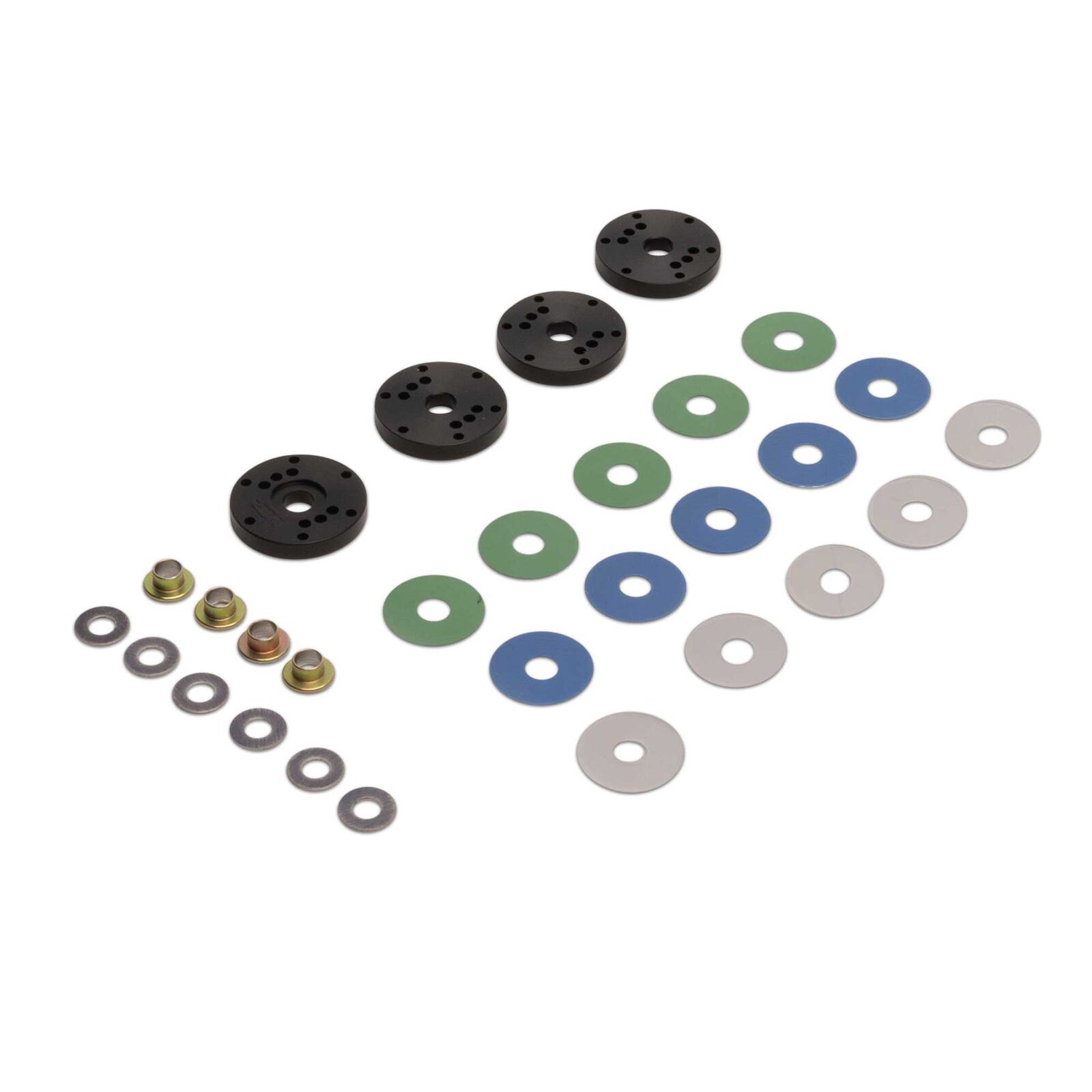 Bypass1 Pistons 6-Hole Set, 16mm: TLR 1/8