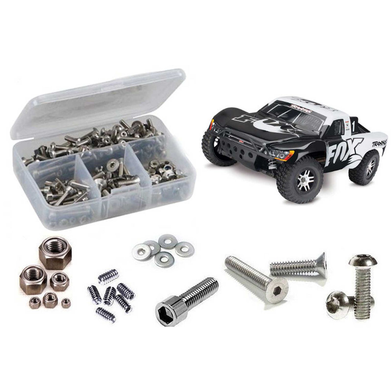 Stainless Steel Screw Kit, 1/10 Traxxas Slash 4x4 VXL