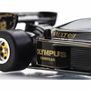 HO 1985 Lotus 97T #12 F1 Mega G+ Slot Car, Black/Gold